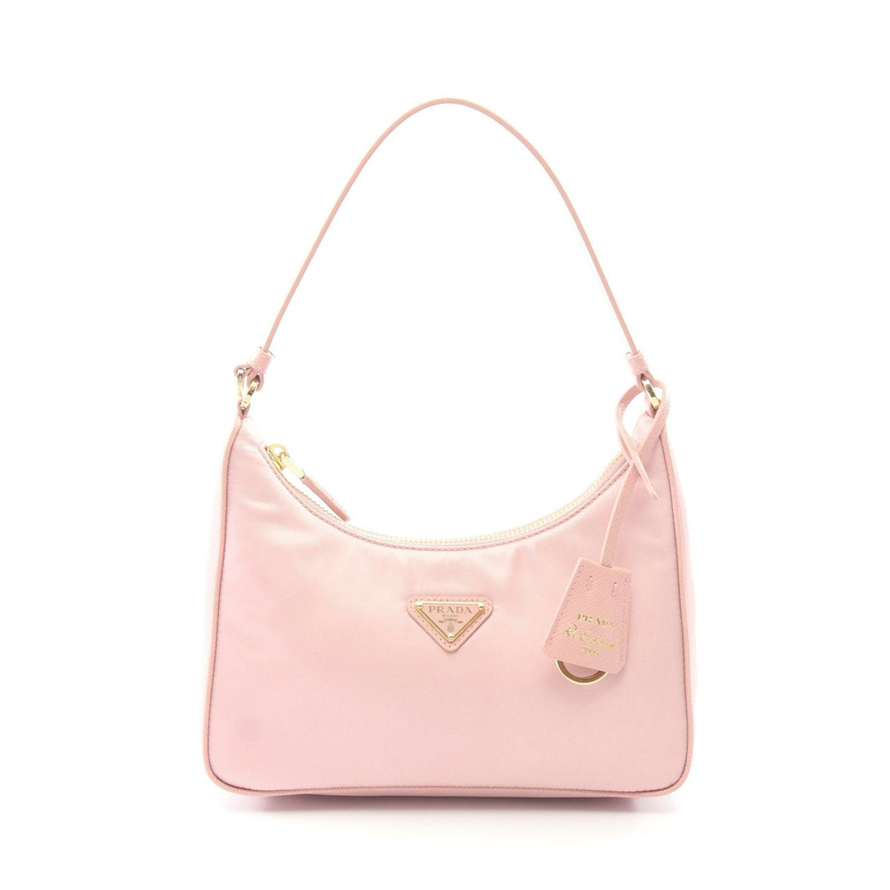 Prada Re Edition Re Bag Handbag Saffiano Leather Pink